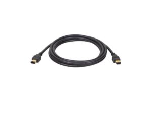 EATON - Ethernet Cable - Unshielded Twisted Pair (UTP) - Male Left Gender - Male Right Gender - RJ-45 Right Connector - RJ-45 Left Connector - 3feet Length - Black - PVC - 26 American Wire Gauge (AWG) - Cat5/5e Performance Level - Lifetime Limited Warranty